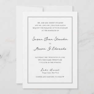 Invitación a matrimonio de Personalizado de guione