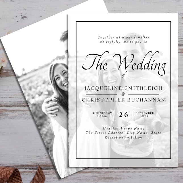 Invitación a matrimonio de plantillas de fotos en  (Subido por el creador)