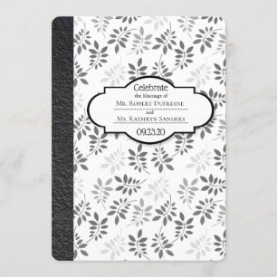 Invitación a matrimonio de profesores o estudiante