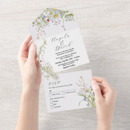 Invitación a matrimonio Delicado de la Primavera d