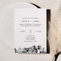 Invitación a matrimonio en línea aérea de Tucson c
