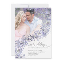 Invitación a matrimonio floral de color de agua vi