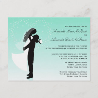 Invitación a matrimonio formal Ombre Silhouette Ve