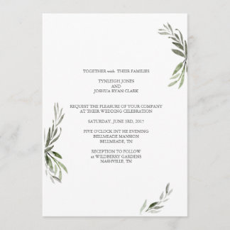 Invitación a matrimonio para marcas minimalistas