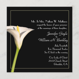 Invitación a matrimonio personalizado de Lily