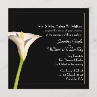 Invitación a matrimonio personalizado de Lily