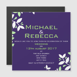 Invitación a matrimonio personalizado Magnético si
