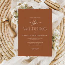 Invitación a matrimonio por foto mínima de Terraco