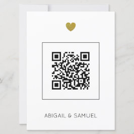 Invitación a matrimonio presupuestal moderno con c