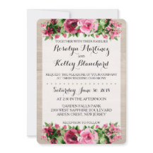 Invitación a matrimonio ruso de Rosas de la época