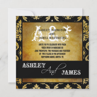Invitación a matrimonio rústico