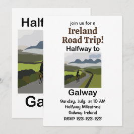 Invitación A medio camino de Galway Irlanda Viaje por carrete