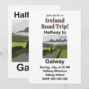 Invitación A medio camino de Galway Irlanda Viaje por carrete