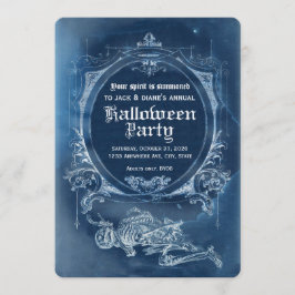 Invitación a Memento Mori en Halloween con rayos X