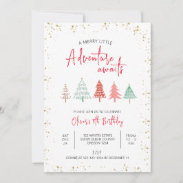 Invitación A Merry Little Adventure Awath, Boy 8º cumpleaños,