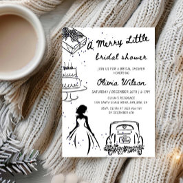 Invitación A Merry Little Bridal Shower Party