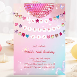 Invitación a mi cumpleaños - Chica de cumpleaños a