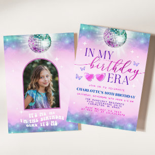 Invitación a mi cumpleaños - Chica de cumpleaños a