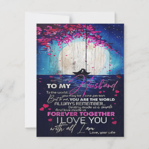Invitación A mi esposo, regalo de cumpleaños   Carta Al Marid