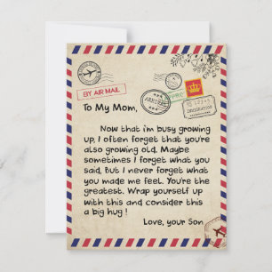 Invitación A Mi Hijo Regalo, Mamá Y Hijo, Carta De Amor Al Hi