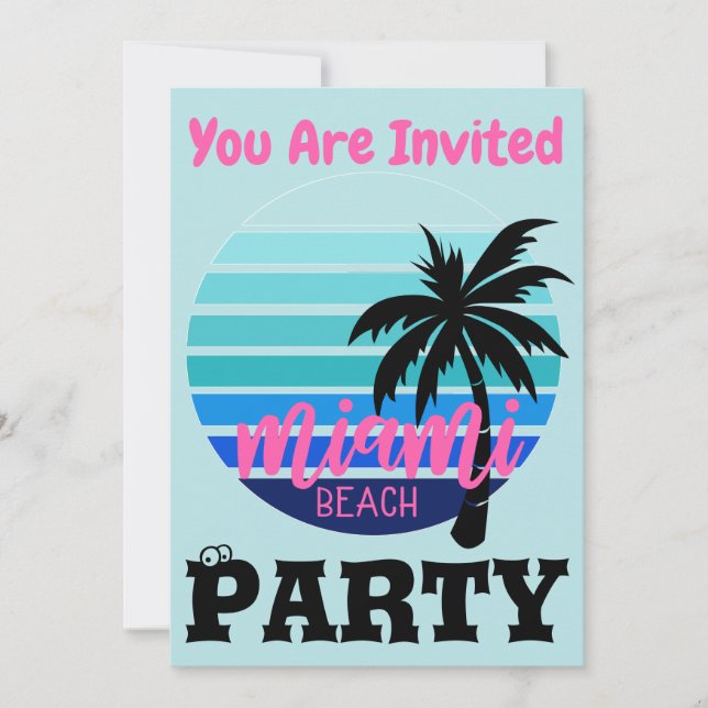 Invitación a Miami Beach (Anverso)