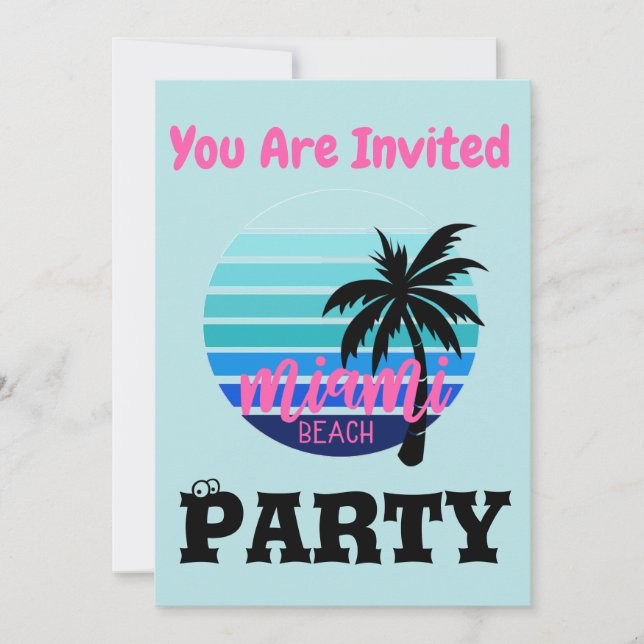 Invitación a Miami Beach (Anverso)