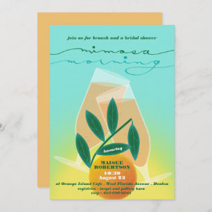 Invitación a Mimosa Morning Bridal Brunch