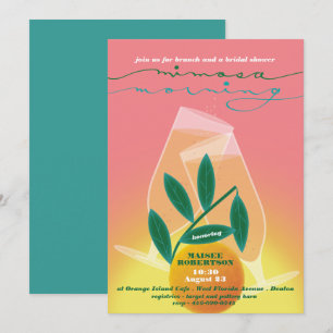 Invitación a Mimosa Morning Bridal Brunch