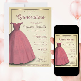 Invitación a mis quince años, fiesta de Quinceañer