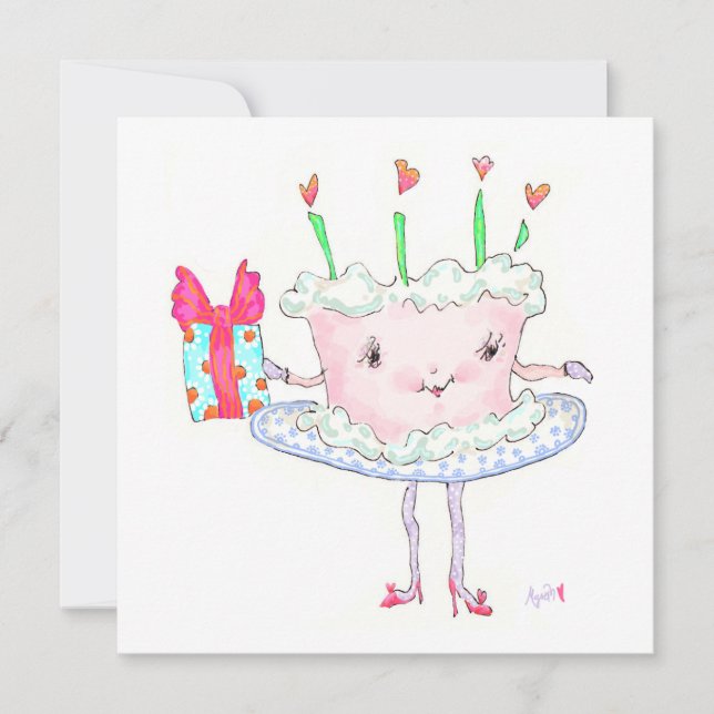 Invitación a Miss Cake (Anverso)