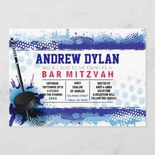 Invitación a Mitzvah de HOCKEY SPLASH Bar