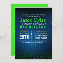 Invitación a Mitzvah de la barra de JUEGOS de VIDE