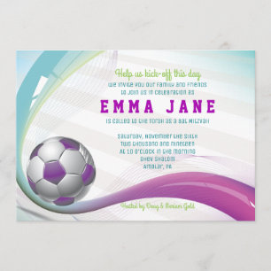 Invitación a Mitzvah del CHICA de SOCCER Bar