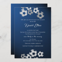 Invitación a Mitzvah del Soccer Sport Bar