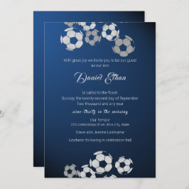 Invitación a Mitzvah del Soccer Sport Bar