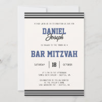 Invitación a Mitzvah del Sport jacket Bar