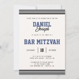 Invitación a Mitzvah del Sport jacket Bar