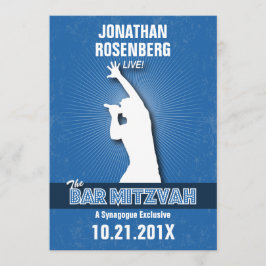 Invitación a Mitzvah en Blue del Rock Star Bar