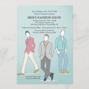 Invitación a Modelos de Moda Masculina