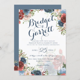 Invitación a monograma y texto del Diseñador de bo