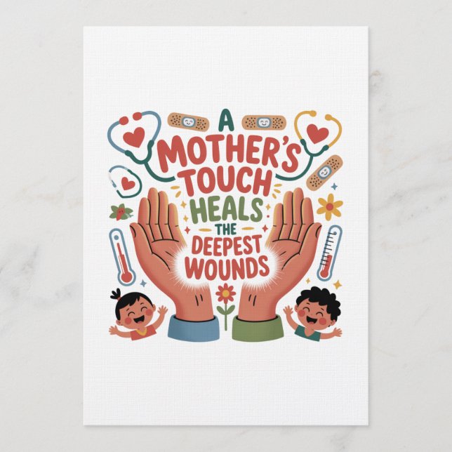 Invitación A Mother's Touch Heals The Deepest Wounds (Anverso)
