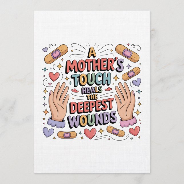 Invitación A Mother's Touch Heals The Deepest Wounds (Anverso)