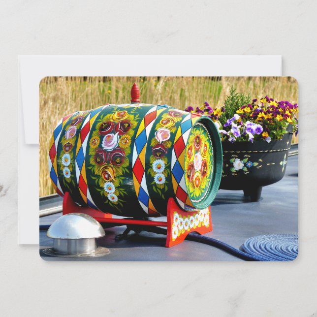 Invitación a NARROWBOATS (Anverso)