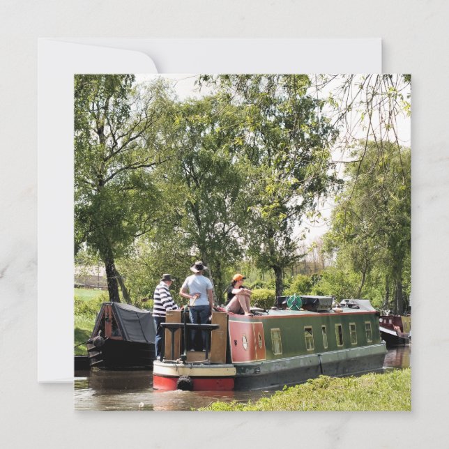 Invitación a NARROWBOATS (Anverso)