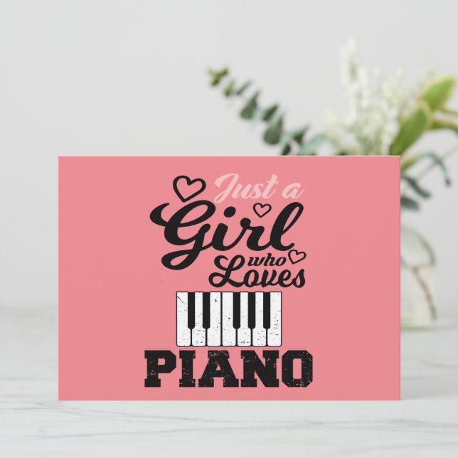 Invitación a Navidades Chicas de piano (Anverso de pie)