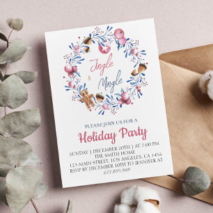 Invitación a Navidades de castillos y tonalidades