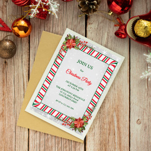 Invitación a Navidades de Moda elegante y festiva