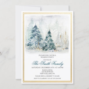 Invitación a Navidades de vacaciones de invierno d