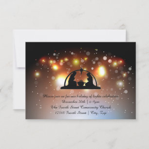 Invitación a Navidades de vacaciones de LIghts Nat