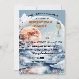 Invitación a Navidades de Winter Wonderland
